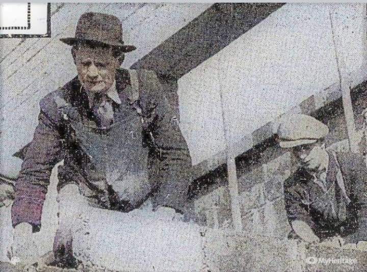 Stonemason at work, Ireland